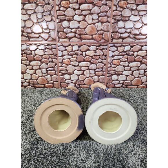 Mid-Century Midern vintage 2 Ceramic Balinese Dancer Figurines large - Picture 6 of 8